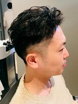 エムエイチザバーバー 本町(MH THE BARBER) スキンフェード×アップバング【北浜・堺筋本町・淀屋橋】