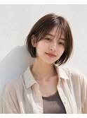 ショートボブ髪型20代30代40代50代前髪あり前髪なし面長丸顔越谷