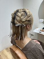 ヘアポケット スタイル店(HAIR POCKET) 編み込みハーフアップ