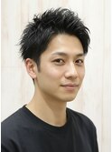 ビジネス×清潔感ナチュラルショートアップバングショート