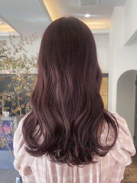 ヘアーアイスカルテット(HAIR ICI QUARTET) ブリーチなし×ラベンダーピンク◎20代30代透明感カラー