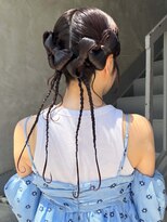 ビビト(bibito)&nbsp;bibito ヘアセット 参列アレンジ リボンヘア