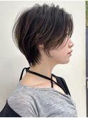 大人かっこいいショートウルフ