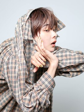 テトヘアー(teto hair) short［ハンサムショート・ベージュカラー・マッシュ］