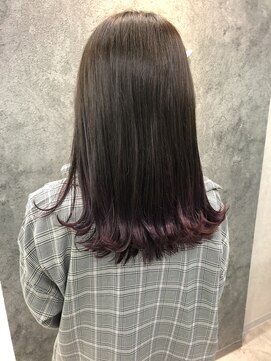 ノイ(Noy) 裾カラー＝ピンクバイオレット