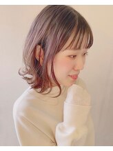 【la kutt zoneスタイリスト 山口 綾奈】圧倒的カラー技術。デザインカラーが得意
