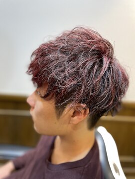 ヒロギンザバーバーショップ 神楽坂店(HIRO GINZA BARBER SHOP) 【2022スプリングカラー】マッシュスパイラルパーマ