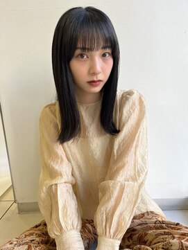 シック(CHIC) 大宮　髪質改善xセミロング　前髪