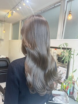 グーフィートーキョー 銀座(Goofy Tokyo) ☆髪質改善酸熱トリートメント/オリーブベージュ/ハホニコ☆