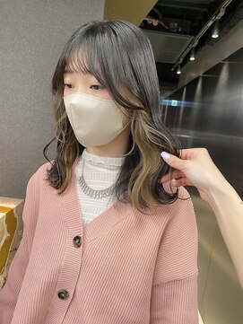 ペレ 栄店(PELE) インナーカラー/ベージュ/栄/ハイトーン/ブリーチ