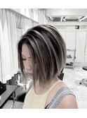 CIERA.バレイヤージュ×ショートボブ