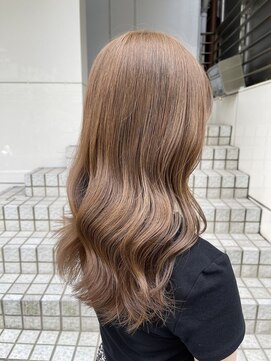 フラム 渋谷(flamme) ブリーチなし◇ミルクティーブラウン◇