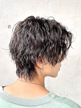 アソビ 表参道(ASOBI) 波巻きパーマ ウルフ