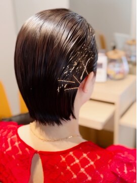 フォーエス(4S) 結婚パーティーのお呼ばれ/ショートアレンジ