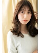 カバーヘア イヴ 戸頭店(COVER HAIR EVE)&nbsp;シルキーベージュ大人かわいいくびれミディZ戸頭20代30代40代