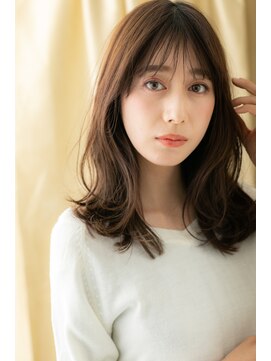 カバーヘア イヴ 戸頭店(COVER HAIR EVE) シルキーベージュ大人かわいいくびれミディZ戸頭20代30代40代