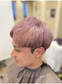 マッシュ×ピンクアッシュ
