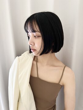 ミョンシル 韓国ボブ_タッセルボブ/切りっぱなしボブ