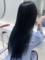 アールプラスヘアサロン(ar+ hair salon)&nbsp;透け感ダークネイビー