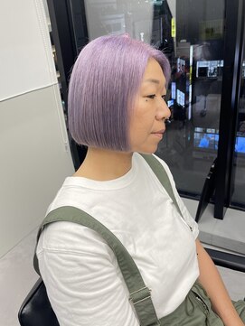 ゴウトゥデイシェアサロン 町田店(GO TODAY SHAiRE SALON) 柔らかいラベンダーカラー♪