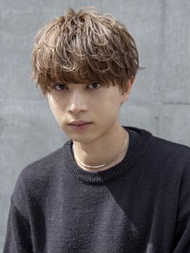 シティ(CITY) 【小久保style】韓国マッシュニュアンスパーマグレーベージュ