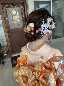グランジュテ(grandjute) 成人式　ヘアセット　メイク　着付け　まつげパーマ　那覇