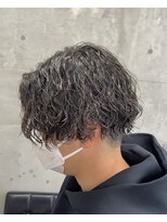 メルシー トータル ブランディング サロン(merci TOTAL BRANDING SALON)&nbsp;縦落ちツイスパセンターパート#横浜#メンズ