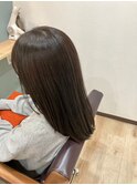 頭皮から美髪ロングヘア