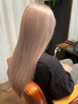 ローレンアンドパレード 並木坂店(Lauren&Parade) ミルクティー ダブルカラー ロングヘア ハイトーン 美髪