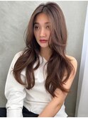 フェミニンロング/似合わせカット/メルティカラー/2wayバング1