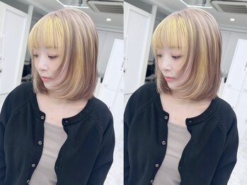 エイル 梅田(Eir)の写真/【私の中の「いちばん」に出会う日。】ブリーチ1回+全体カラー¥7,000～*色落ちまで楽しめるカラーに♪