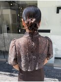 ツヤふわシニヨン