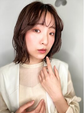 カバーヘア ブリス 北浦和(COVER HAIR bliss) 透けバングくびれミディアムボブレイヤーp1北浦和20代30代40代