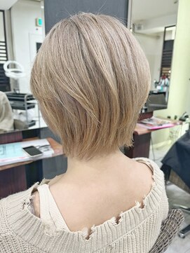 ヘアメイク マルナ 本店(HAIR MAKE MALUNA) 【MALUNA ペコ】ホワイトベージュ【色んなベージュカラー】