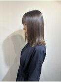 白髪ぼかし細めハイライト×マロンベージュ20代30代40代50代