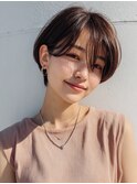髪質改善 脱白髪染め ボブ 市川