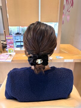 サラ ビューティ サイト 春日(SARA Beauty sight) イベント前におすすめ☆きれいめシニヨンアレンジ/ヘアセット