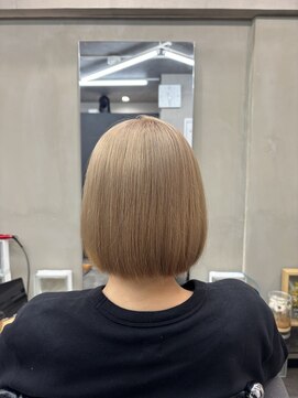 ファビ 渋谷(Fab) くびれヘア/暗めカラー/アプリコットオレンジ/縮毛矯正