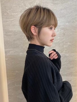 ロンドソレイユ 池袋(Lond soleil) 大人ガーリー/レイヤーショート/前髪白髪/20代30代40代50代/池袋