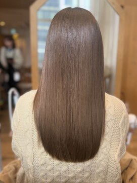 バイオレット 表参道店(Violet) ワンカラーでできる赤みなしベージュカラー