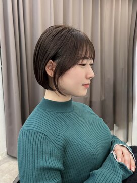 ポール 行徳店 大人女性に人気！丸み◎ショートボブ