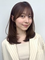ガーデントウキョウ(GARDEN Tokyo)&nbsp;ミディアムレイヤー/ワンカール/顔まわりカット/透明感カラー