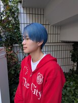 ビンナ(BINNA) シルバーに色落ち!メンズハイトーンブルーカラー