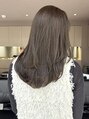 マイル 渋谷(mile)&nbsp;透明感カラー×レイヤーカットで柔らかい印象に♪【前髪カット】
