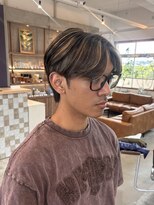 アンアンアヴェダ 沖縄ライカム店(anan aveda)&nbsp;メンズハイライト＆センターパート