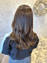 ディーヴァヘアーエズ(DIVA hair Eze) ブリーチなしカラー透明感グレージュカラー顔周りカット
