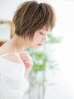 プリモア サロン ハナレ 綾瀬(primoA salon HANARE) 綾瀬/髪質改善/ミルクブラウン☆ショートマッシュウルフカットn