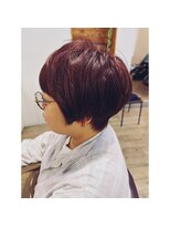 ヒラソル(girasol)&nbsp;フィットショート／高濃度水素カラー／オータムピンク