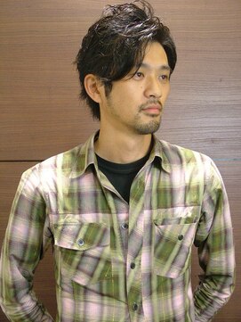 アルテサーノフォーバーバーズ(artesano for BARBER's) 男らしさの中に甘さもプラスしたイクメンスタイル