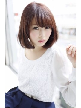 フォルテ 城北店 小顔に見せるナチュラルボブ 大人グラムヘア